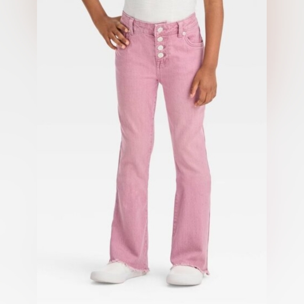 Like New!!! Cat & Jack Kids Pink Mauve Flare Jeans!